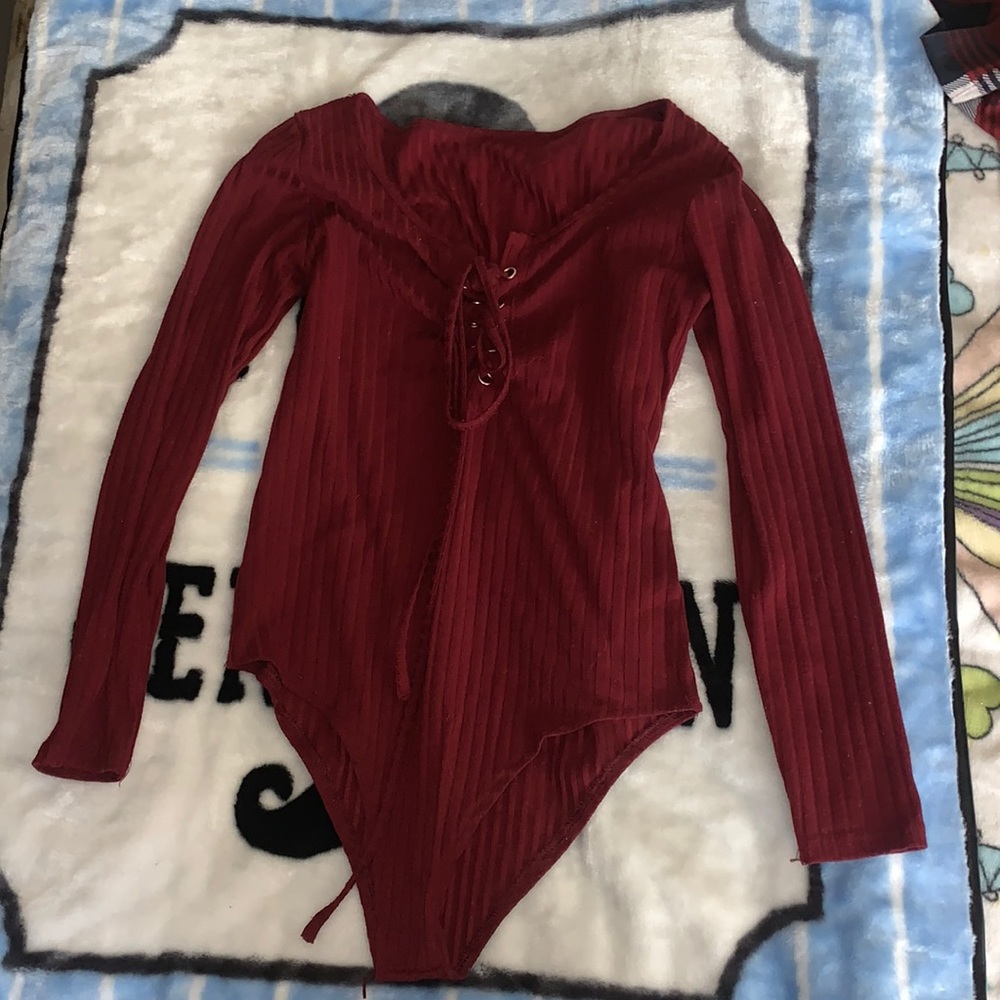 Body suit all red